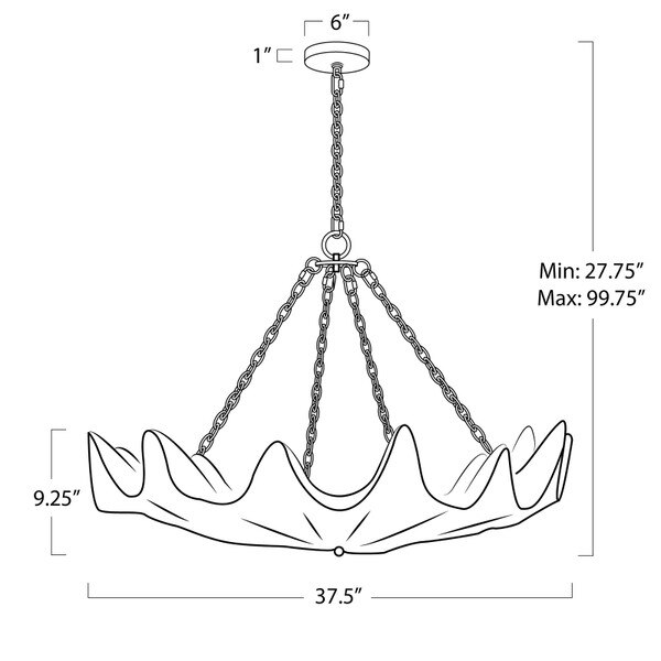 Clam Chandelier